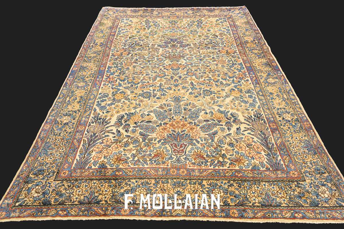 Antique Kerman Rug Beige Color n°:31121259